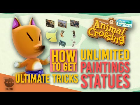 HOW TO GET UNLIMITED PAINTINGS & STATUES FOR ART MUSEUM - ANIMAL CROSSING NEW HORIZONS - FAST TRICKS