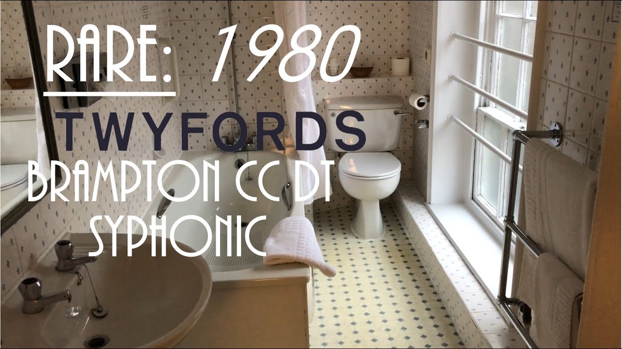 Rare Another 1980 Twyfords Brampton Double Trap Syphonic Toilet YouTube