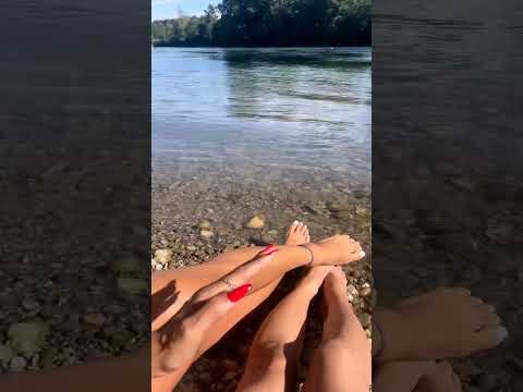 #asmr #shorts #legs #pedicure #foot #toes #sole #barefoot #river #relax