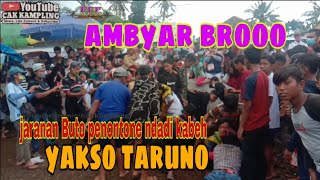 penonton full ndadi kabeh||butone ora uman~.seni jaranan yakso taruno~live polean