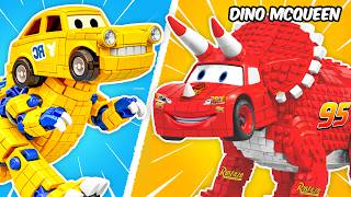 From Lightning McQueen to Dinosaur: LEGO Transformation Build | RIAM Bricks
