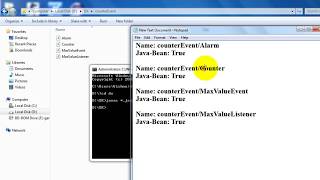 Java Bean User-Defined Events Example