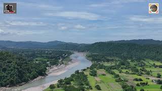 Aerial View Of Balili River From Mamat Ing Sur To Naguilian L.u.