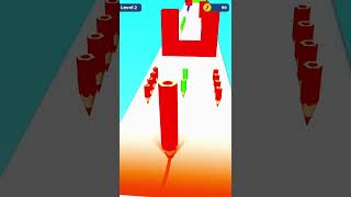 Pencil Run 3D🔥New Game 🎮 #shorts #gaming #viral #games #shortsgame #videogames