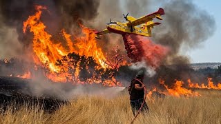 Greece Wildfires Explode Across Attica & Boeotia as Crete, Paros and Argolis Face Evacuation Crisis