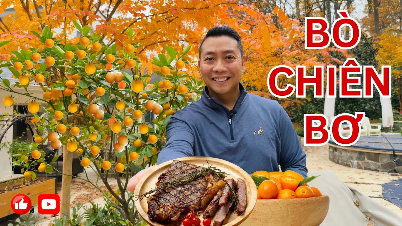 Vườn Nhà Ở Mỹ Thơm Ngát Mùi Thịt Bò & Sườn Cừu Chiên Bơ. 