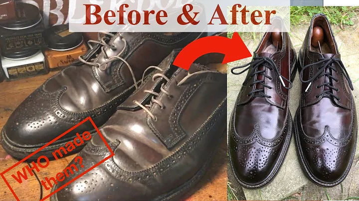 Mystery Shell Cordovan Long Wing Blucher Before & ...