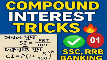 📌 Compound Interest | Simple Interest & Compound Interest Tricks for Competitive Exams #railwayexam
