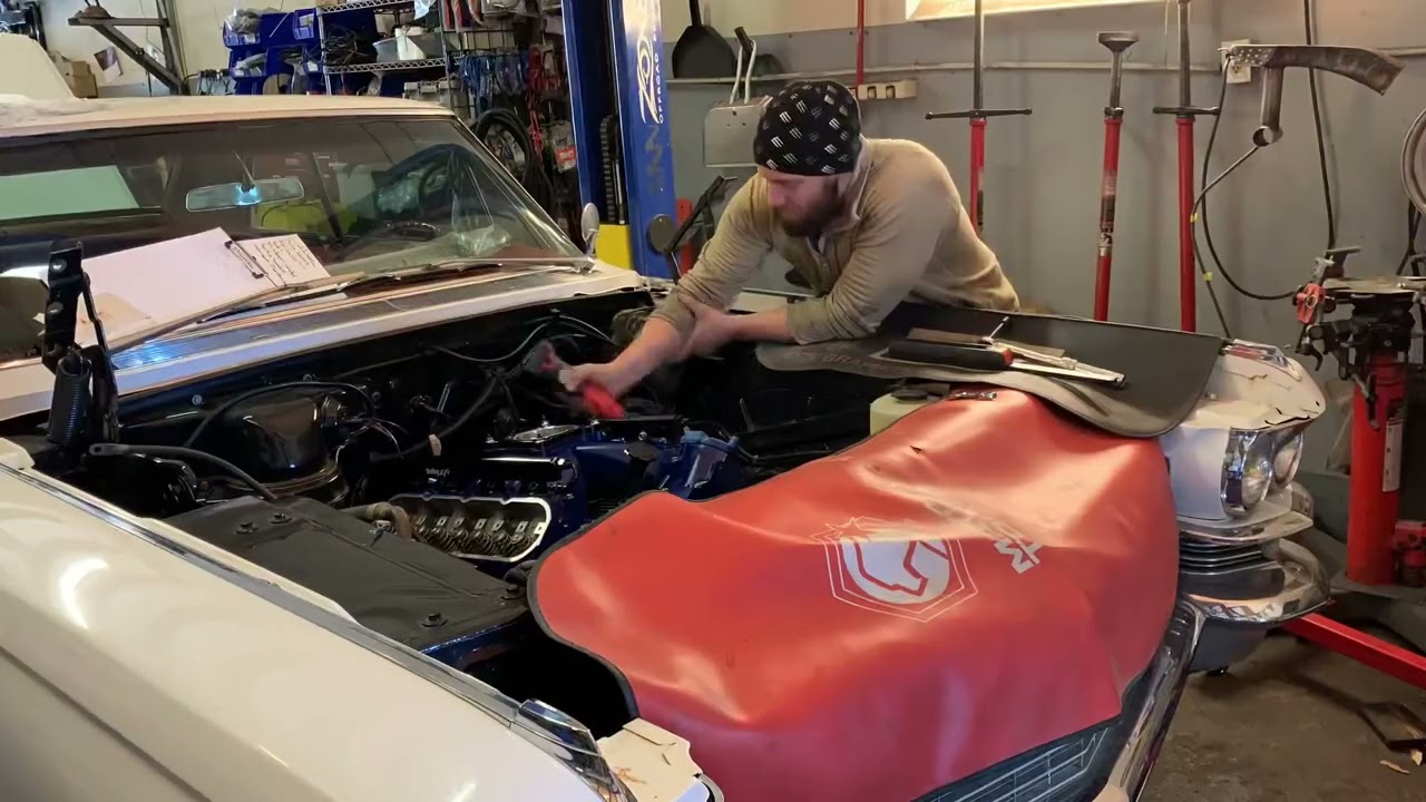 Ls swapping ‘63 caddy time lapse