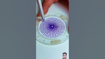 Woow😮 #spirographshr #spirograph #asmr #satisfying #spiroart #pattern #usa #shorts #shr