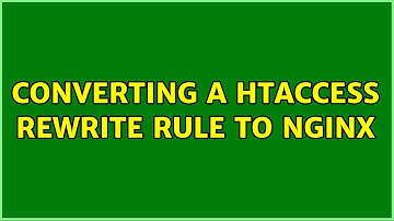 Converting a htaccess rewrite rule to nginx