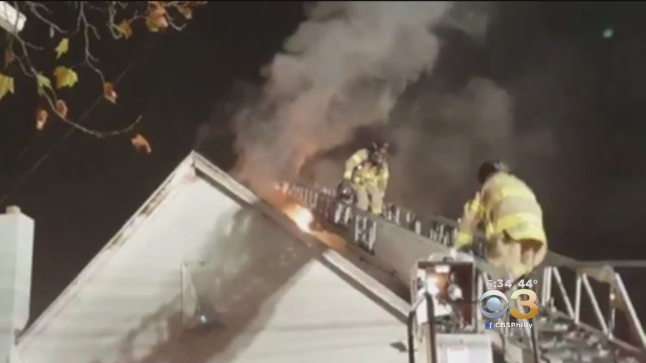 Crews Battle House Fire In Millville - YouTube