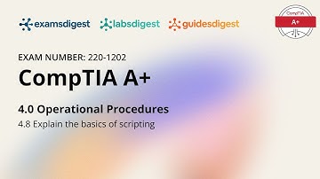 CompTIA A+ 220-1202 Certification Exam Full Course Vol. 4.8