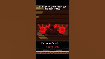 Guest 666 whole moveset leaked??? #forsaken #roblox #forsakenroblox