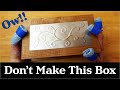 Don&#39;t Make This Box | Making a Wood and Metal Swirly Box