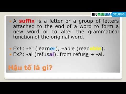 Video: Hậu tố ify là gì?