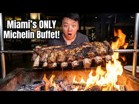 INSIDE Miami's ONLY Michelin ALL YOU CAN EAT Luxury SUNDAY BRUNCH BUFFET!