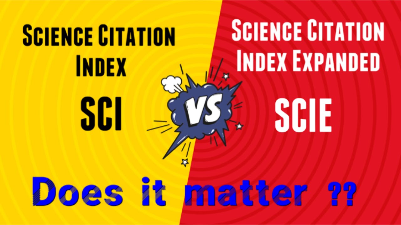 Is SCI better than SCIE?