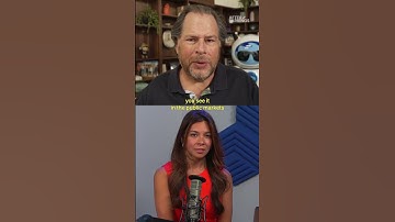 "Are we living in an AI Bubble?" (Salesforce CEO Marc Benioff shares his take) #shorts