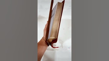 First Leather Bible Rebind!