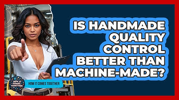 Is Handmade Quality Control Better Than Machine-made? - How It Comes Together