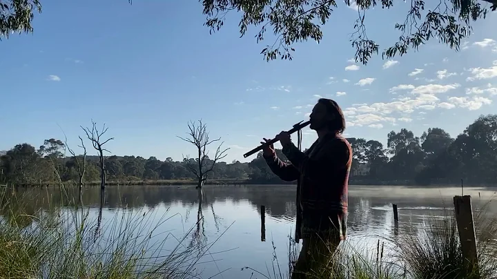 Native American Flute by a swamp in Australia - Ch...