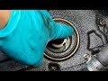 How to remove honda accord crank bolt harmonic balancer front oil seal replacement