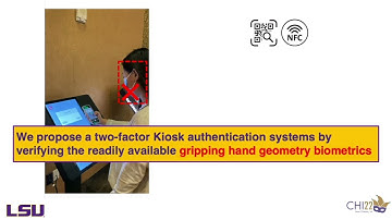 [Preview] Low-effort User Authentication for Kiosk Systems based on Smartphone User