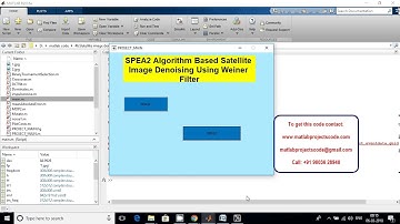 Matlab code for Shearlet Transform Based Satellite Image denoising using weiner filter