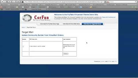Target Mail for Joomla - Virtuemart, Community Builder, and Acajoom Integration