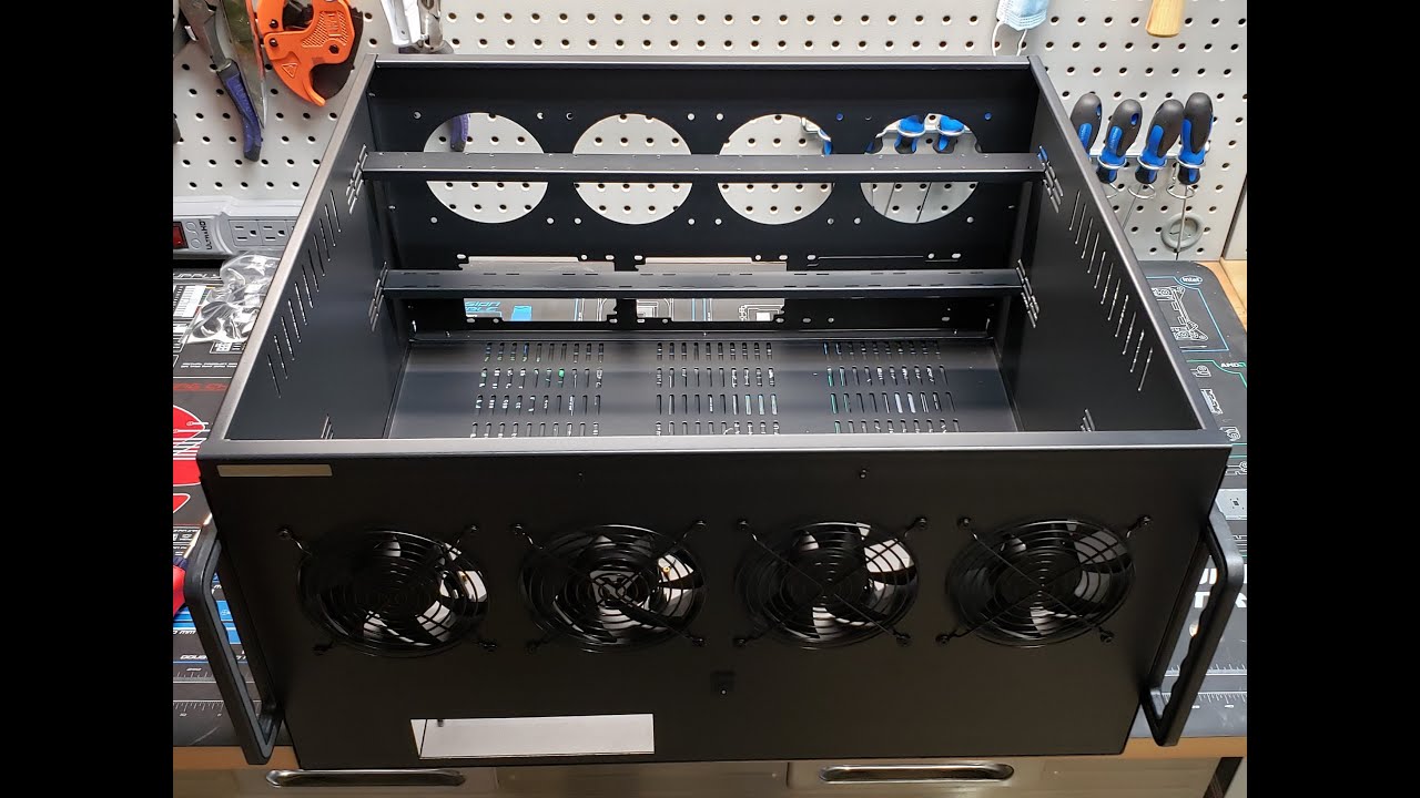 Rexgear Computer Case Lets Built A REXGEAR Hydra VIII 10 GPU Mining Case