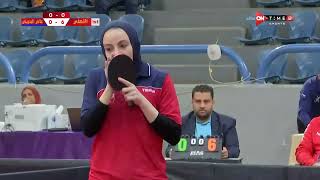 مباراة (الأهلي و عالي البحريني) ضمن منافسات بطولة تنس الطاولة - سيدات
