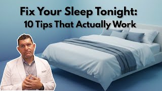 Fix Your Sleep Tonight 10 Tips That Actually Work #sleeptips