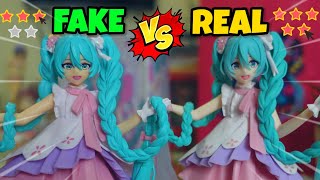 FAKE  Rapunzel Miku Figure VS REAL Rapunzel Miku Figure • Hatsune Miku Figure Comparison