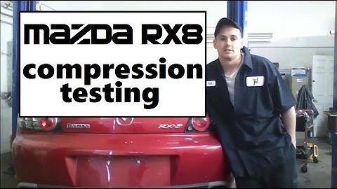 Mazda RX8 Compression Test - How to