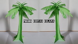 cara membuat origami pohon kelapa-cara buat pohon dari kertas origami