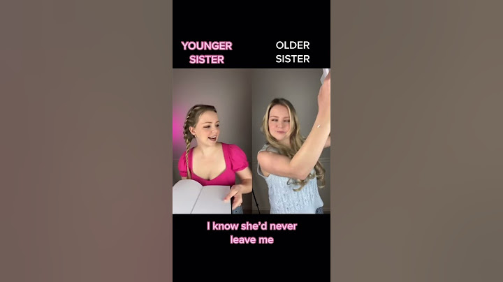 Thankful for my sister even though sometimes we fight…