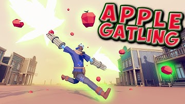 Apple Gatling vs Every Unit + Bonus #1 - TABS MODS Wild West Faction Update