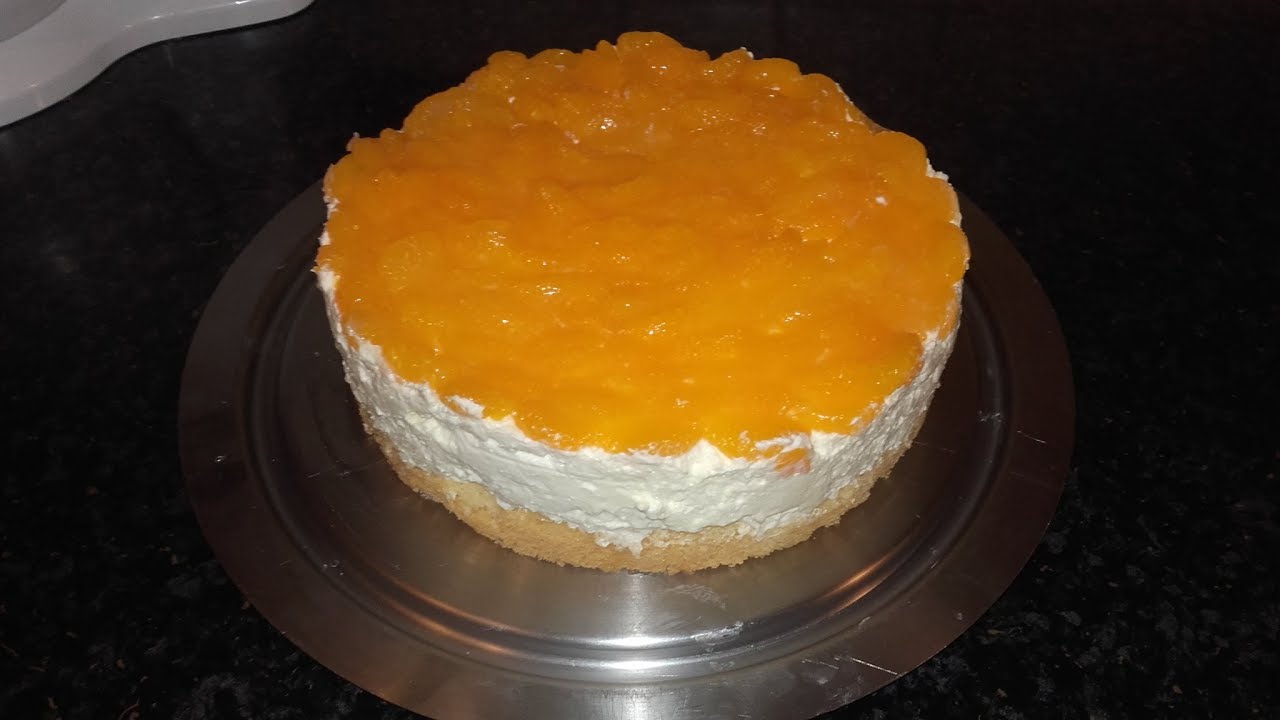 Käsesahne Torte mit Mandarine - YouTube