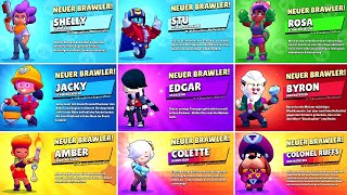 All Brawlers Unlock Animation (New Screen) | Brawl Stars