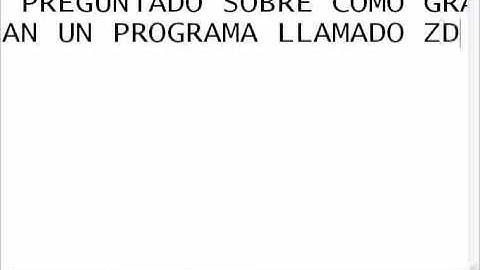 COMO USAR ZD SOFT GAME RECORDER