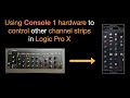 Softube's Console1 hardware controlling other channel strips in Logic Pro X