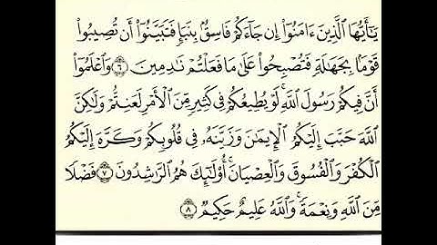 الشيخ /هاني الدخين من سوره الحجرات