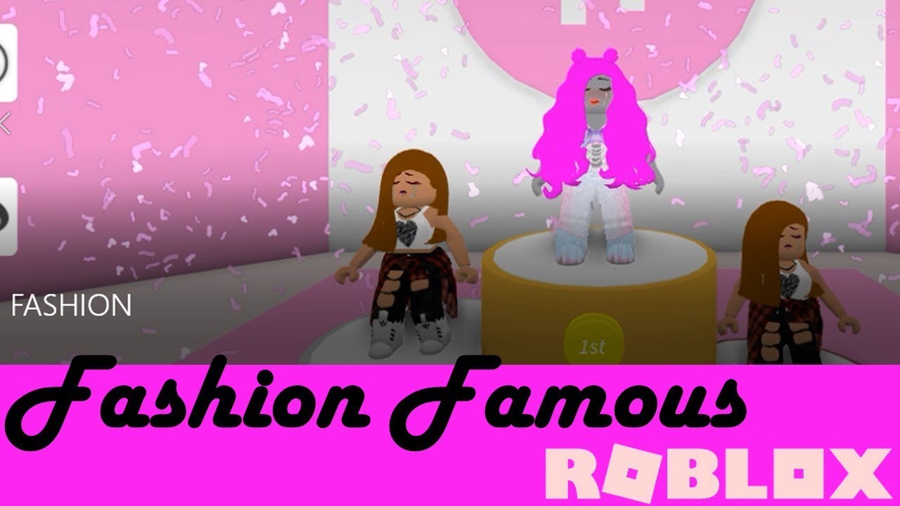 Fashion Famous Jogo Desfile De Modas Roblox Youtube - click jogos de roblox dentre outros