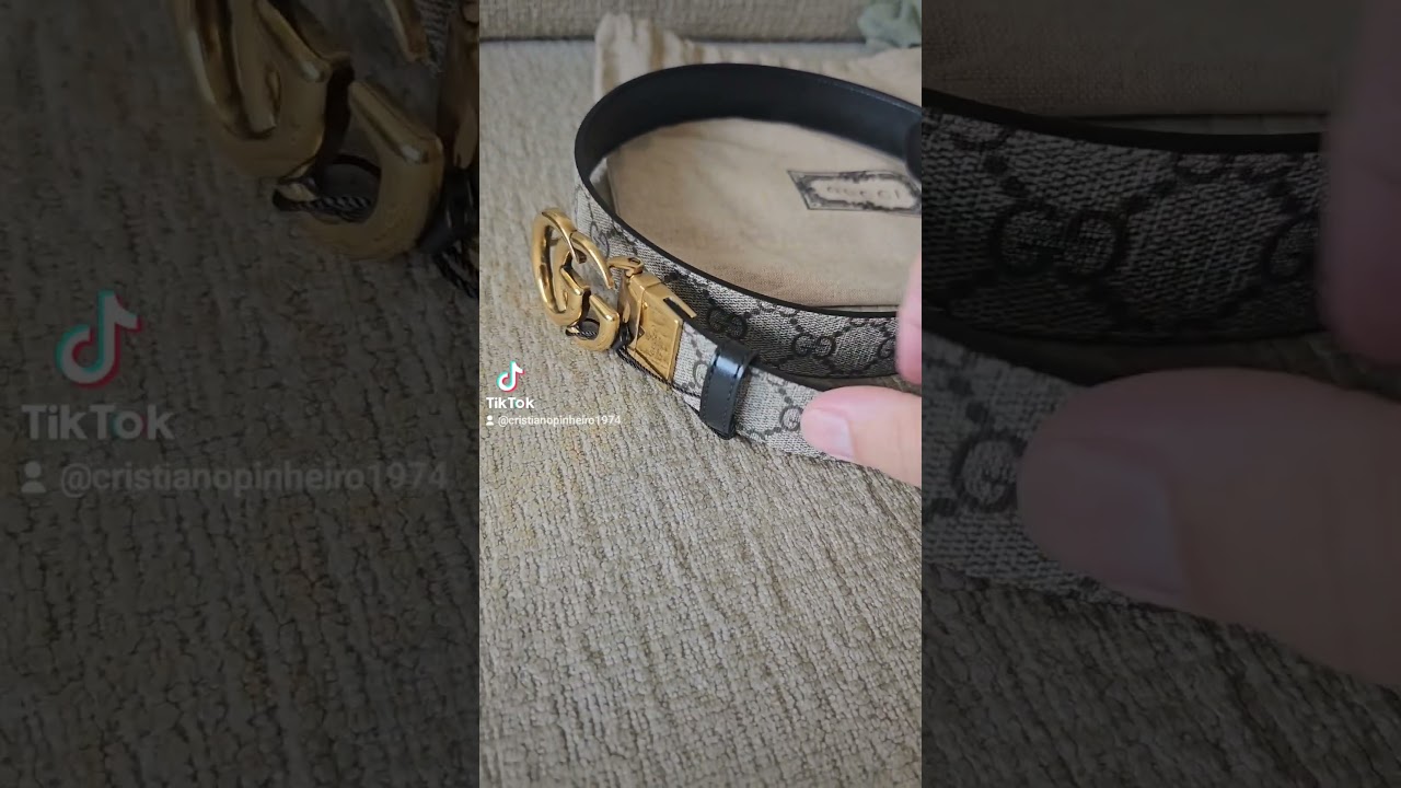 GUCCI GG REVERSIBLE BELT 