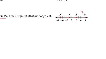 1.2: Use Segments and Congruence