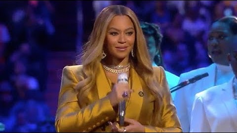 BEYONCÉ Pays Tribute To Kobe & Gigi Bryant As She Sings XOXO & Halo