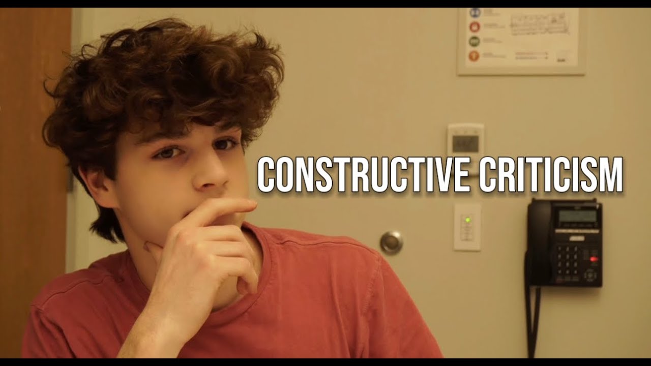 Constructive Criticism - YouTube