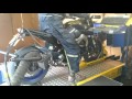 Yamaha MT 09 dyno run with SC project exhaust 120BHP