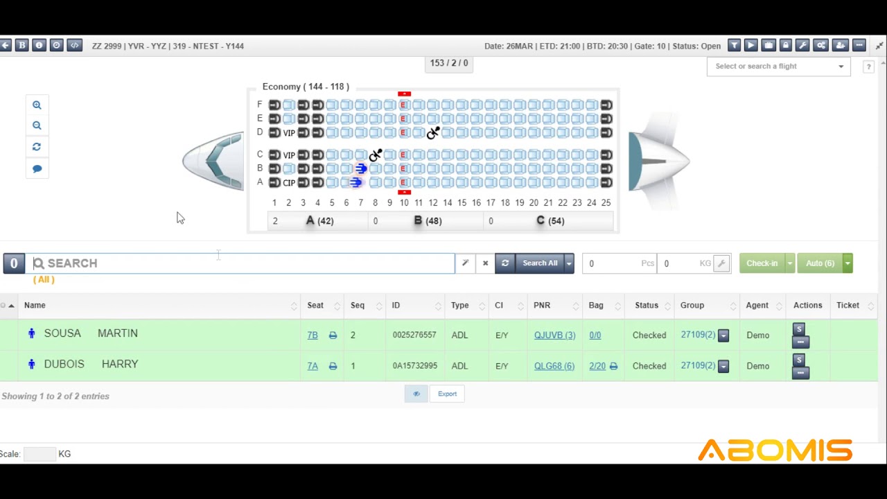 Demo for Ground Handlers and Airlines